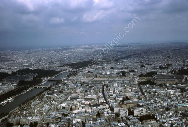 View of Paris from Eiffel Tower, Paris